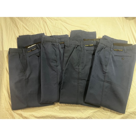 Workrite FR Mens Navy Blue Nomex Flame Resistant Work Pants 34x33 CAT 1 Lot of 4